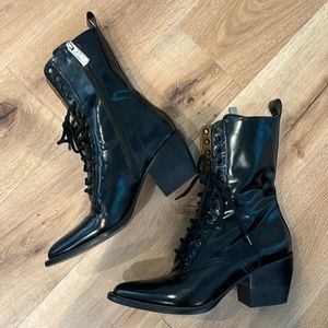 Chloe lace up boots